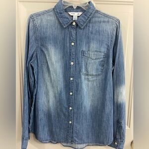 Old Navy Denim Button Down Shirt
